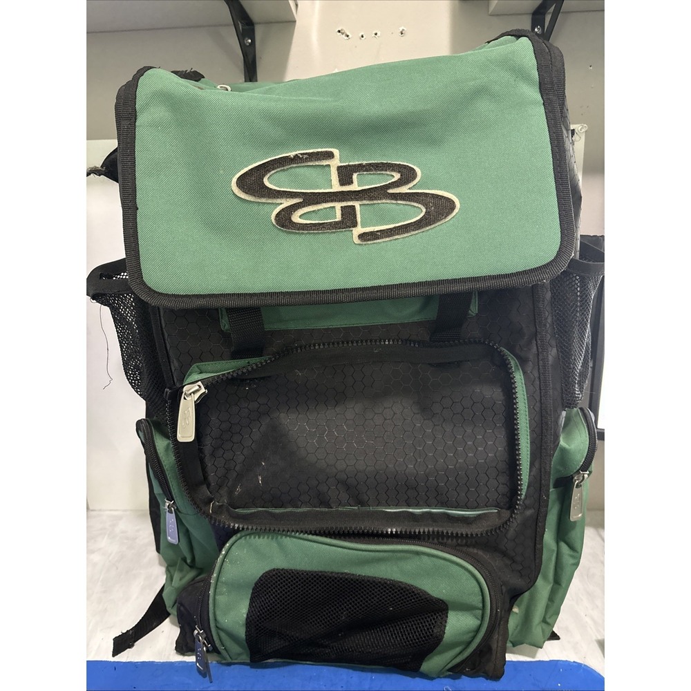 Boombah Catchers Superpack Baseball/Softball 4 Bat Bag Green READ